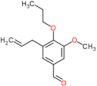 3-methoxy-5-prop-2-en-1-yl-4-propoxybenzaldehyde