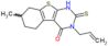 7-methyl-3-prop-2-en-1-yl-2-thioxo-2,3,5,6,7,8-hexahydro[1]benzothieno[2,3-d]pyrimidin-4(1H)-one