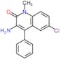 3-amino-6-chloro-1-methyl-4-phenylquinolin-2(1H)-one