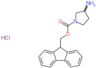 9H-fluoren-9-ylmethyl 3-aminopyrrolidine-1-carboxylate hydrochloride