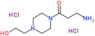 3-amino-1-[4-(2-hydroxyethyl)piperazin-1-yl]propan-1-one dihydrochloride