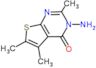 3-amino-2,5,6-trimethylthieno[2,3-d]pyrimidin-4(3H)-one