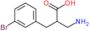 2-(aminomethyl)-3-(3-bromophenyl)propanoic acid