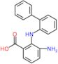 3-amino-2-[(2-phenylphenyl)amino]benzoic acid