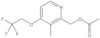 2-Pyridinemethanol, 3-methyl-4-(2,2,2-trifluoroethoxy)-, 2-acetate