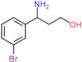 3-amino-3-(3-bromophenyl)propan-1-ol