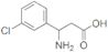 3-Amino-3-(3-chlorophenyl)propanoic acid