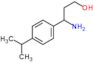 3-amino-3-[4-(1-methylethyl)phenyl]propan-1-ol