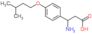 Benzenepropanoic acid, β-amino-4-(3-methylbutoxy)-, hydrochloride (1:1)