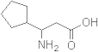 3-Amino-3-cyclopentylpropanoic acid
