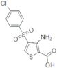 3-Amino-4-(4-chlorobenzenesulphonyl)thiophene-2-carboxylic acid