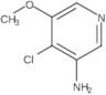 3-Pyridinamine, 4-chloro-5-methoxy-