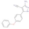 1H-Pyrazole-4-carbonitrile, 3-amino-5-(4-phenoxyphenyl)-