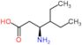(3R)-3-amino-4-ethylhexanoic acid