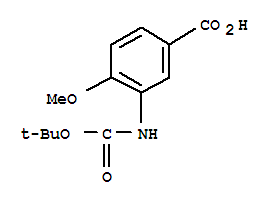 3-[[(1,1-Dimethylethoxy)carbonyl]amino]-4-methoxybenzoic acid