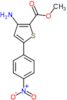 2-Thiophenecarboxylic acid, 3-amino-5-(4-nitrophenyl)-, methyl ester