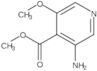 4-Pyridinecarboxylic acid, 3-amino-5-methoxy-, methyl ester