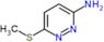 6-(methylsulfanyl)pyridazin-3-amine