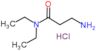 N,N-diethyl-beta-alaninamide hydrochloride