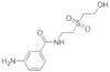 3-AMINO-N-[2-(2-HYDROXYETHYL)SULFONYL]ETHYL BENZAMIDE