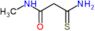 3-amino-N-methyl-3-thioxopropanamide