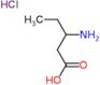 3-aminopentanoic acid hydrochloride