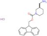 1-Piperidinecarboxylic acid, 3-(aminomethyl)-, 9H-fluoren-9-ylmethyl ester, hydrochloride (1:1)