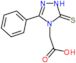 (3-phenyl-5-thioxo-1,5-dihydro-4H-1,2,4-triazol-4-yl)acetic acid