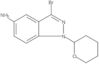 3-Bromo-1-(tetrahydro-2H-pyran-2-yl)-1H-indazol-5-amine