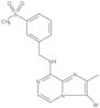 3-Bromo-2-methyl-N-[[3-(methylsulfonyl)phenyl]methyl]imidazo[1,2-a]pyrazin-8-amine