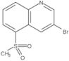 Quinoline, 3-bromo-5-(methylsulfonyl)-