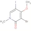 2(1H)-Pyridinone, 3-bromo-5-iodo-4-methoxy-1-methyl-