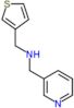 1-pyridin-3-yl-N-(thiophen-3-ylmethyl)methanamine