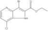 Ethyl 3-bromo-7-chloro-1H-pyrrolo[3,2-b]pyridine-2-carboxylate