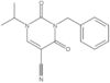 1,2,3,4-Tetrahydro-1-(1-methylethyl)-2,4-dioxo-3-(phenylmethyl)-5-pyrimidinecarbonitrile