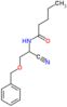 N-[2-(benzyloxy)-1-cyanoethyl]pentanamide