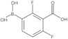 Benzoic acid, 3-borono-2,6-difluoro-