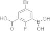 5-Bromo-3-carboxy-2-fluorophenylboronic acid