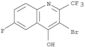 3-Bromo-6-fluoro-2-(trifluoromethyl)-4-quinolinol