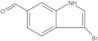 1H-Indole-6-carboxaldehyde, 3-bromo-