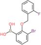 {3-bromo-2-[(2-fluorobenzyl)oxy]phenyl}boronic acid