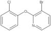 3-Bromo-2-(2-chlorophenoxy)pyridine