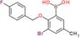 B-[3-Bromo-2-[(4-fluorophenyl)methoxy]-5-methylphenyl]boronic acid