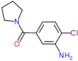 (3-amino-4-chlorophenyl)(pyrrolidin-1-yl)methanone