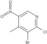 3-Bromo-2-chloro-4-methyl-5-nitropyridine