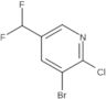 Pyridine, 3-bromo-2-chloro-5-(difluoromethyl)-