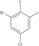 1-Bromo-5-chloro-2-fluoro-3-methylbenzene