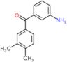 (3-aminophenyl)(3,4-dimethylphenyl)methanone