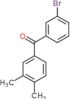 (3-bromophenyl)(3,4-dimethylphenyl)methanone