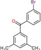 (3-bromophenyl)(3,5-dimethylphenyl)methanone